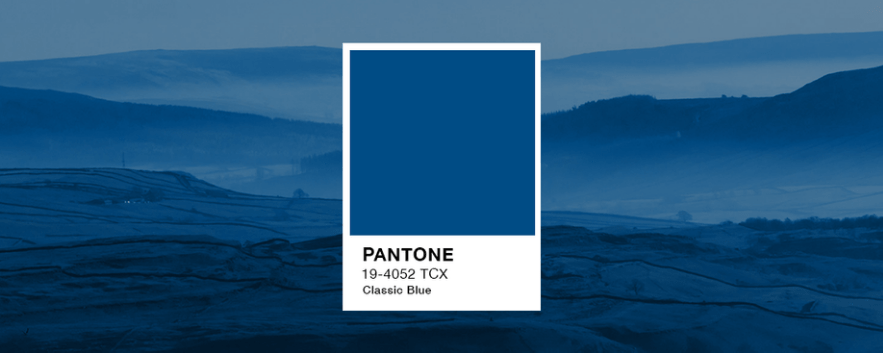 Color palette of the year – Pantone Classic Blue